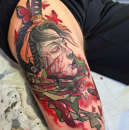 tattoos/ - Samurai Woman - 100294